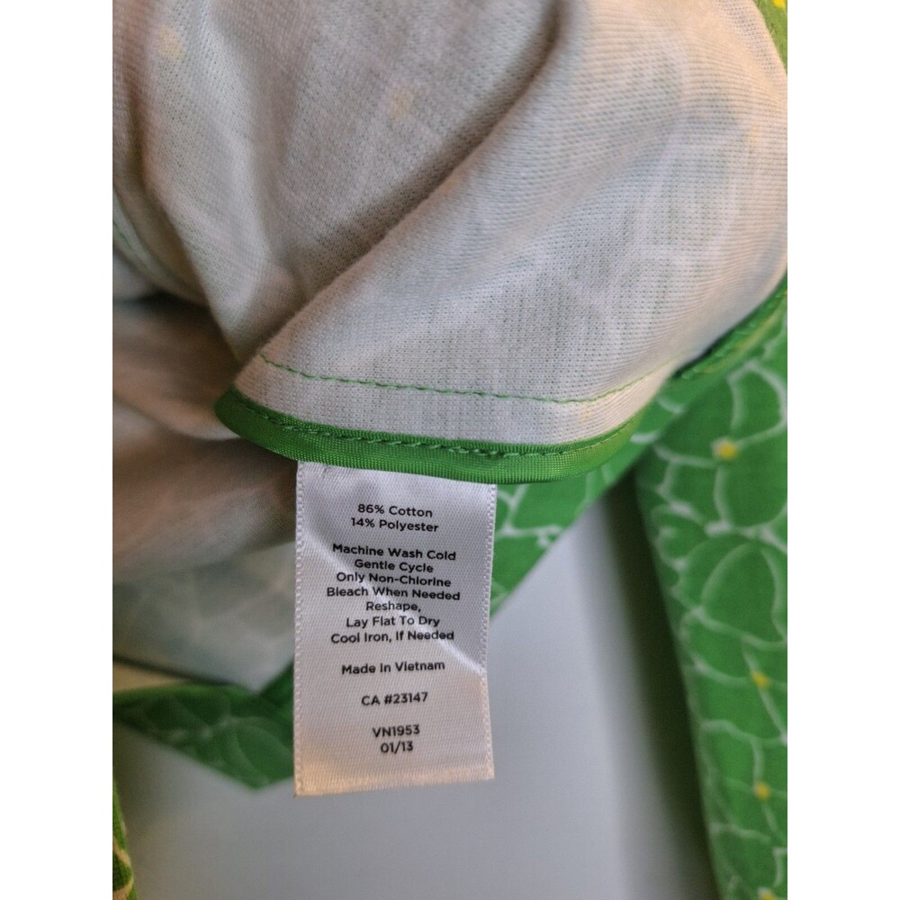Talbots Women's Knit Blazer Medium Spring Green Floral Bright Colorful Comfort - Picture 9 of 9